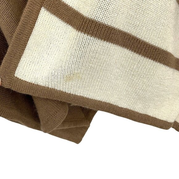 Brochu Walker Womens Alpaca Wool Knit Shawl Open Front One Size Cardigan Poncho - Picture 3 of 10